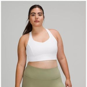NWT-Lululemon Free to be Serene White Longline Sports Bra, SOLD OUT ONLINE!